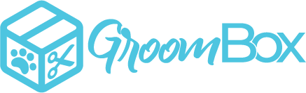 GroomBox dog grooming store featuring subscription boxes and shears for professionals.