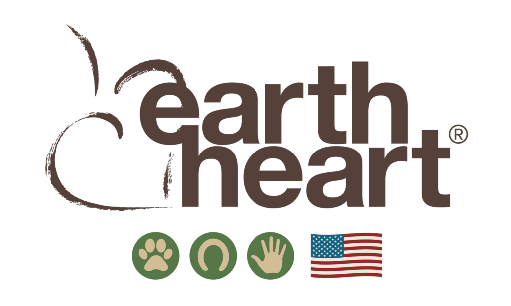 Earth Heart aromatherapy grooming brand with natural sprays and oils for pet relaxation and wellness.