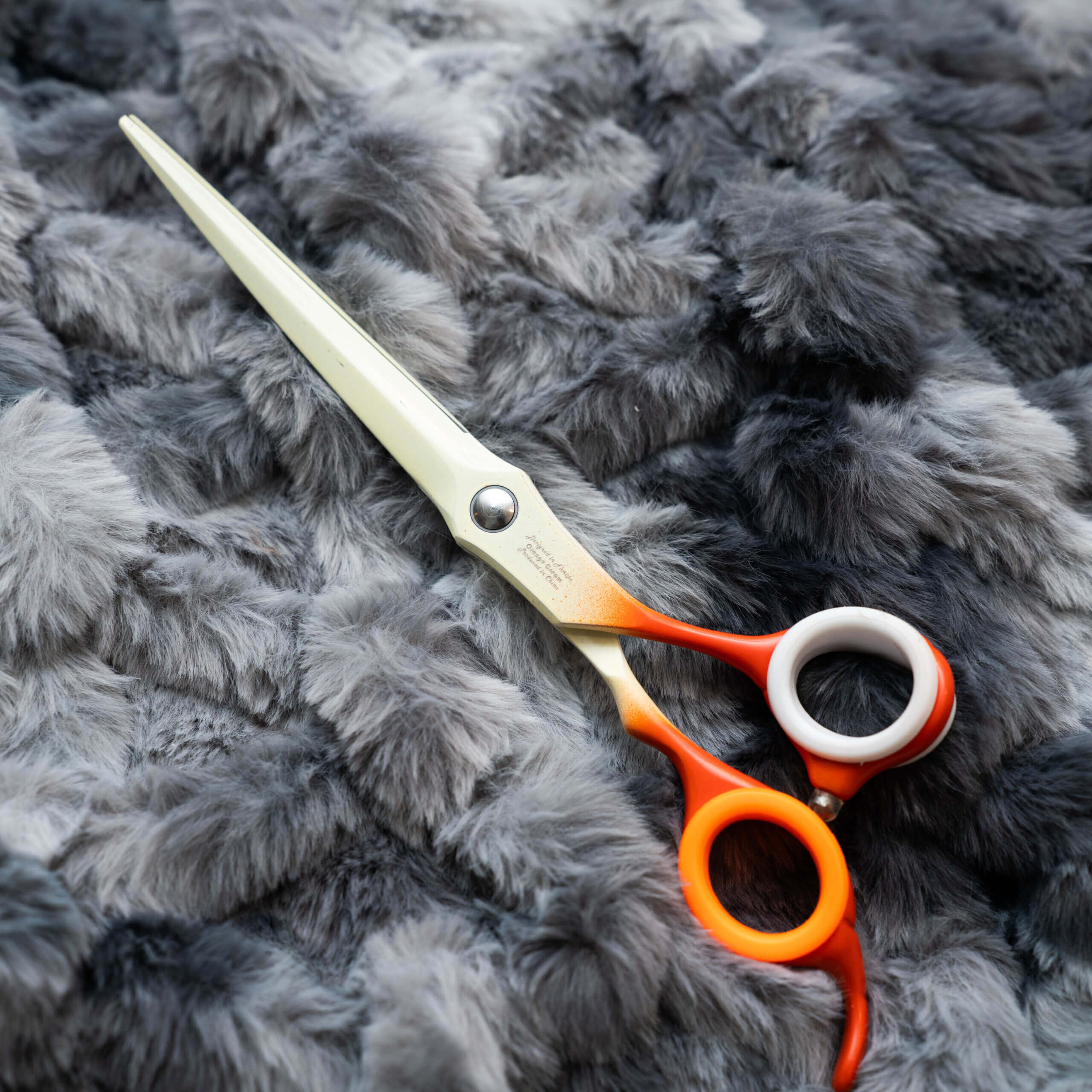 dog grooming shear Orange Cream GroomBox