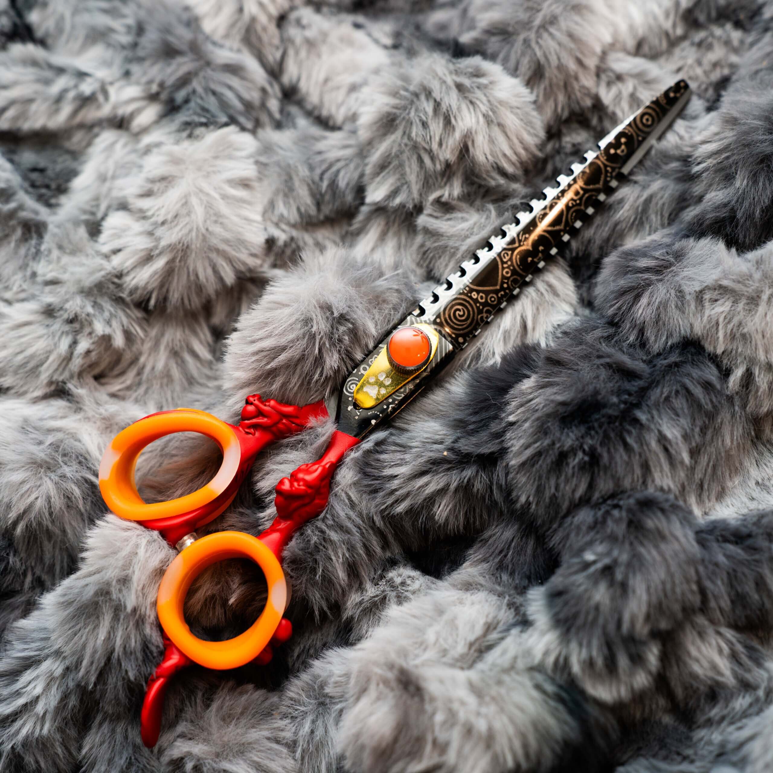 dog grooming shear Blackheart Straight GroomBox