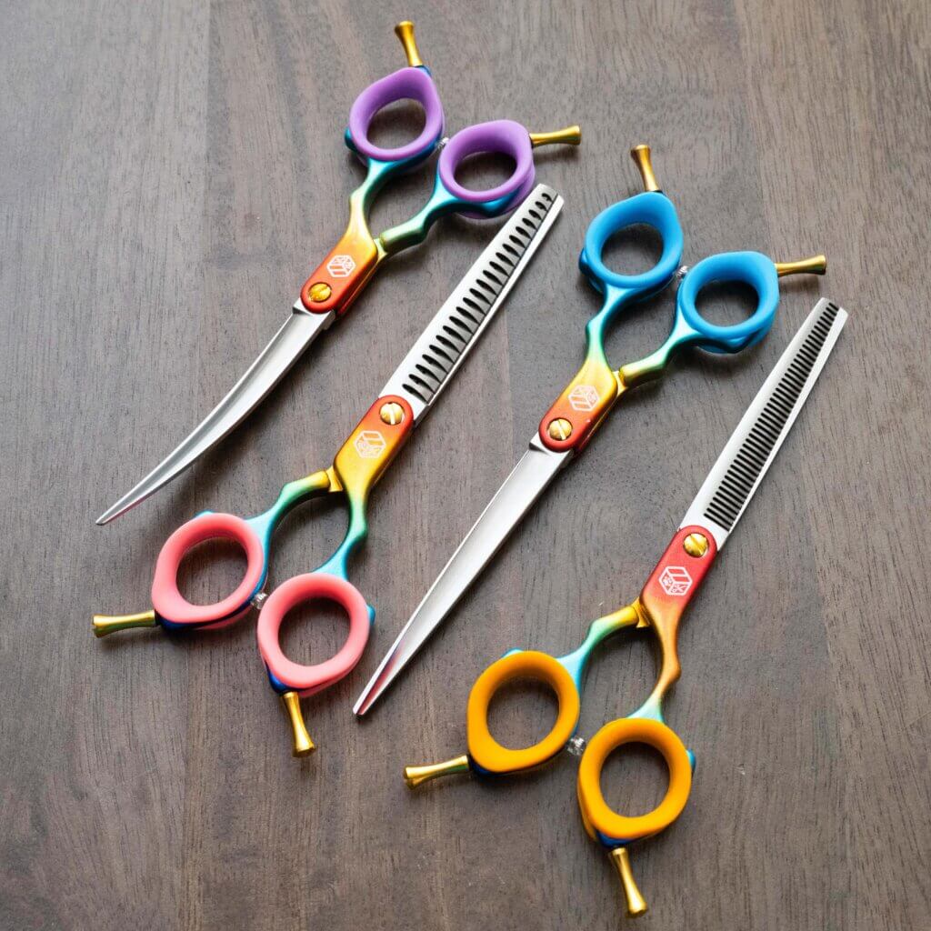 GroomBox dog grooming scissors for dog groomers subscription box