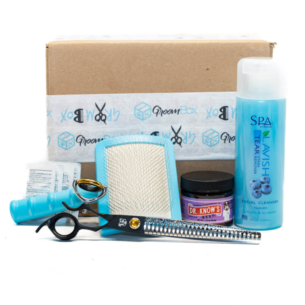 Tropiclean Spa dog grooming shampoo GroomBox Premium a subscription box for dog groomers.