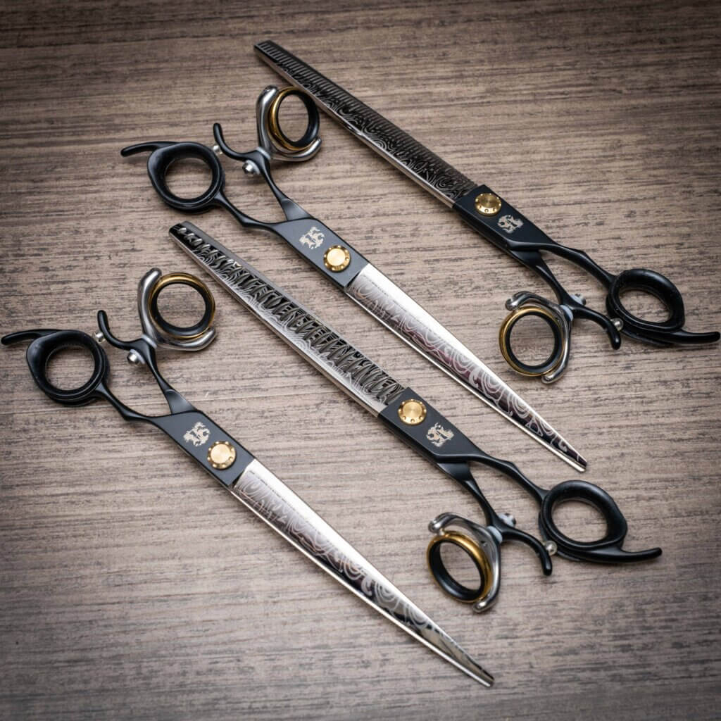 GroomBox dog grooming scissors for dog groomers subscription box