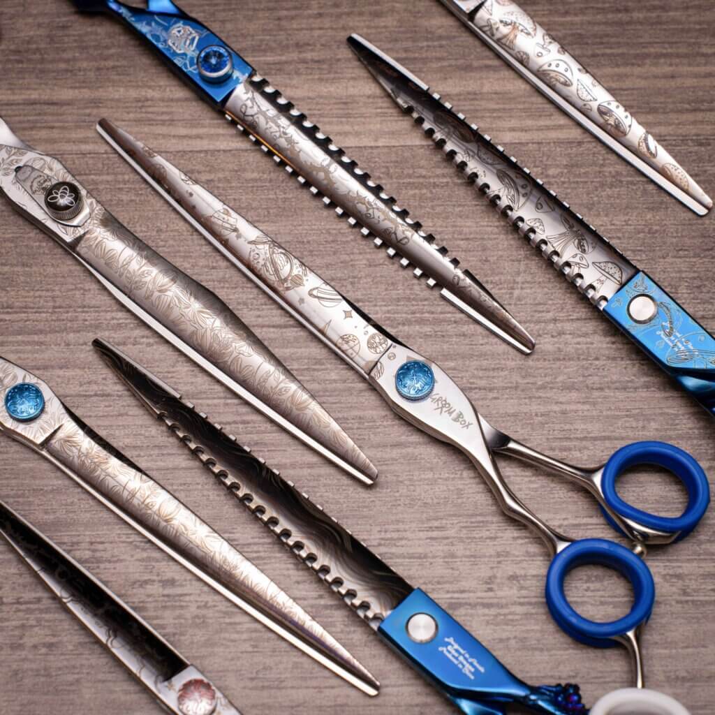 GroomBox dog grooming scissors for dog groomers subscription box