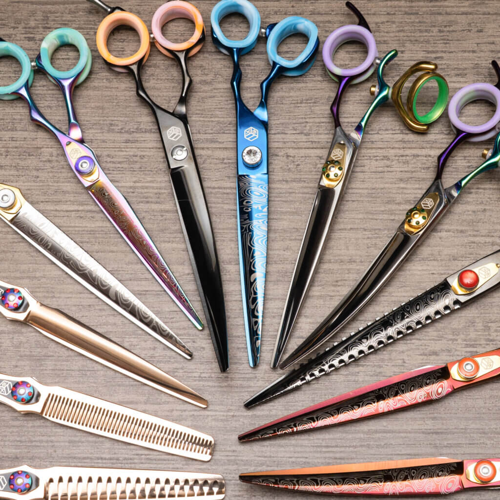 GroomBox dog grooming scissors for dog groomers subscription box